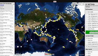 地震は世界のどこで起きているのか？ データから素早くマッピング