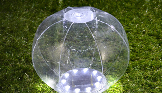 これまでのランタンとはひと味違う！ 『ソーラー充電式の防水LEDランタン・ビーチボール型』とは？