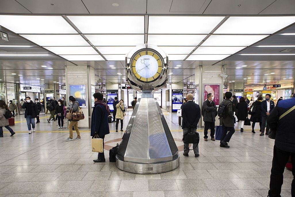 名古屋駅の「銀の時計」