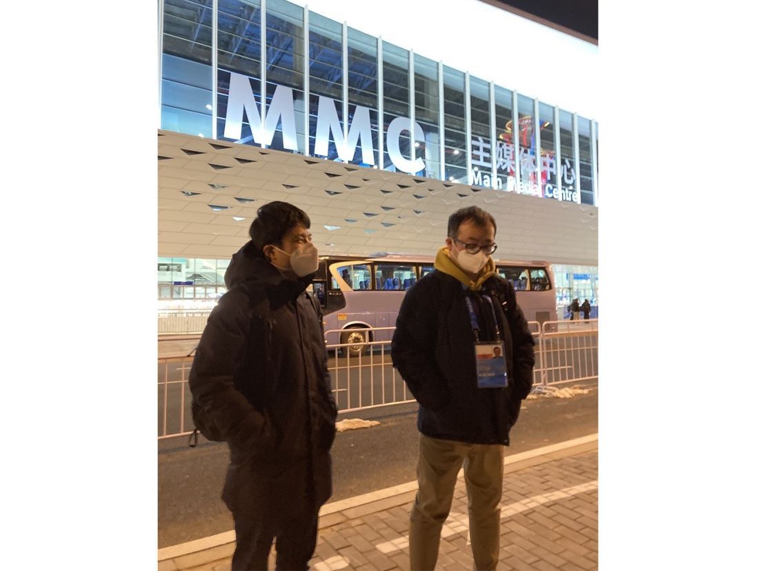 スポーツ国際大会の映像転送のために北京入りしたKDDI社員