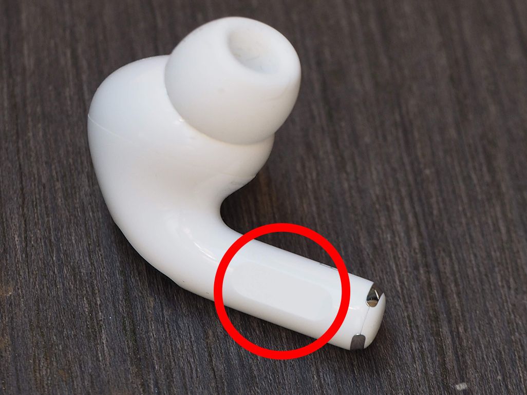 AirPods Proの感圧センサー