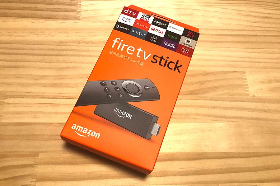箱に入った状態のAmazon「Fire TV Stick」