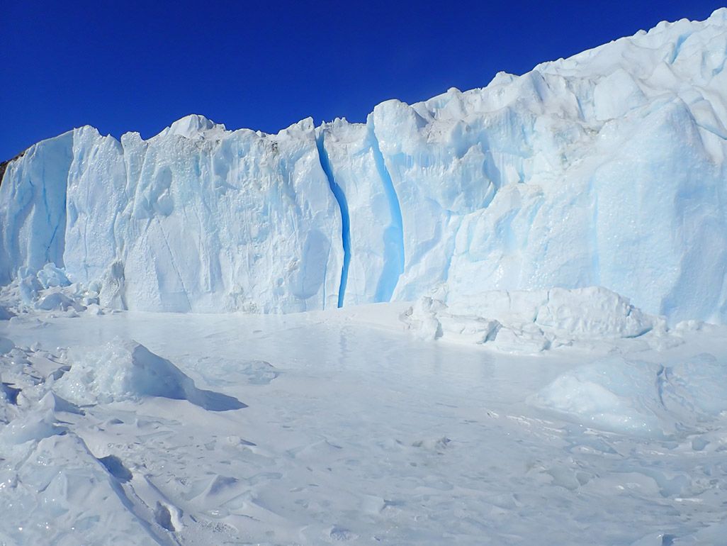 南極のハムナ氷爆