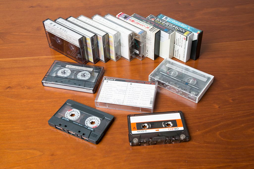 懐かしいカセットテープ