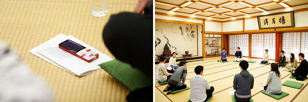 北鎌倉にある建長寺で開催されたINFOBAR xvイベント
