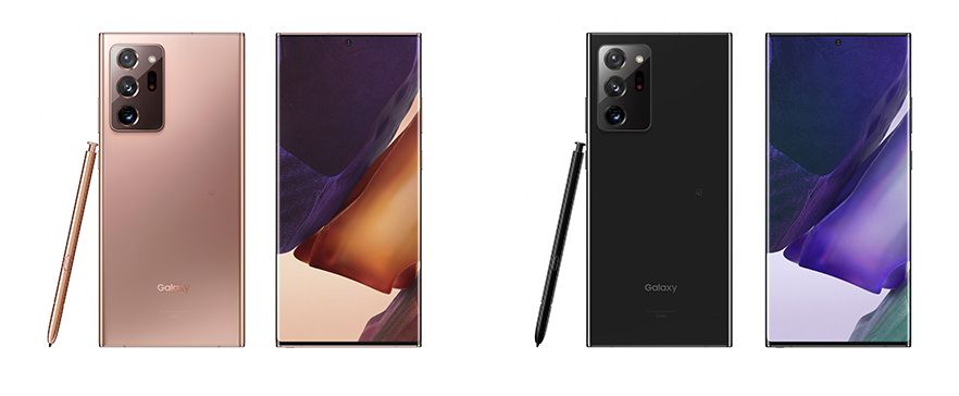 Galaxy Note20 Ultra 5Gのカラーバリエーション