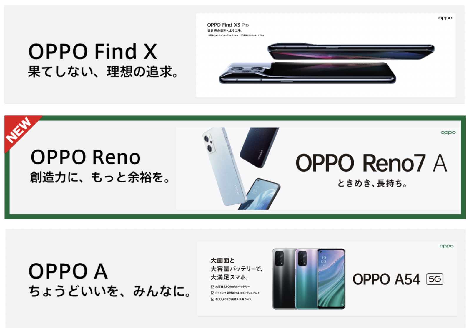 OPPO（オッポ）ってどんなスマホ？最新のOPPO Reno7 Aと合わせて紹介