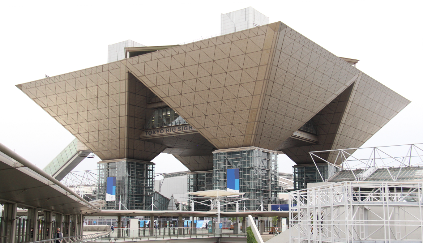 IBC（国際放送センター）とMPC（メインプレスセンター）が設置された東京ビッグサイト