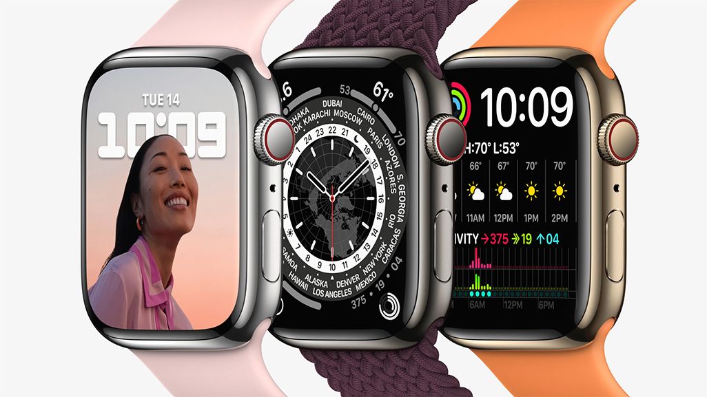 Apple Watch Series 7のステンレススチールのカラーバリエーション