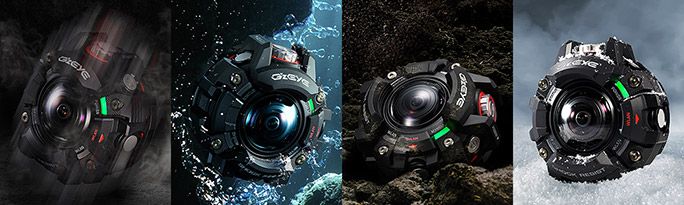 耐衝撃落下4m、防水水深50m カシオのアクションカメラ『G'z EYE』が