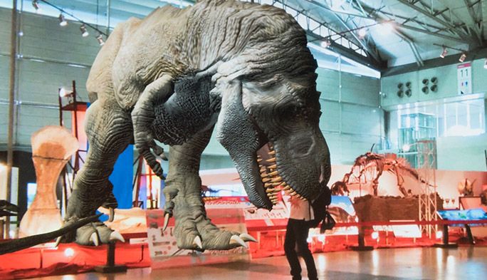 幕張メッセで開催！ ARティラノサウルスが現れる『ギガ恐竜展2017』にテラびっくり
