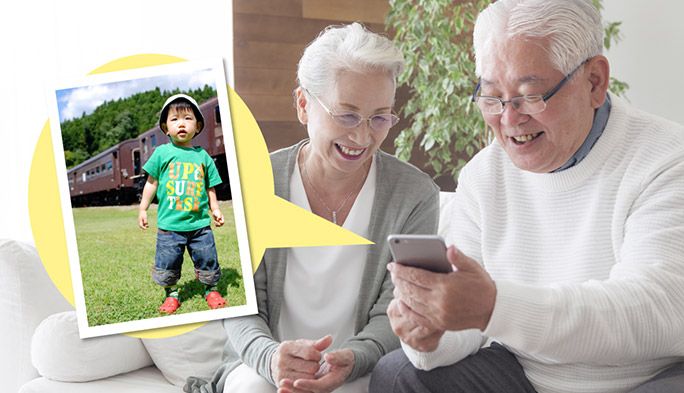 写真や動画を祖父母と共有！ スマホでやり取りできるコミュニケーションツールを紹介