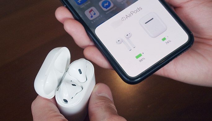 Apple AirPods iPhoneイヤホンBluetooth