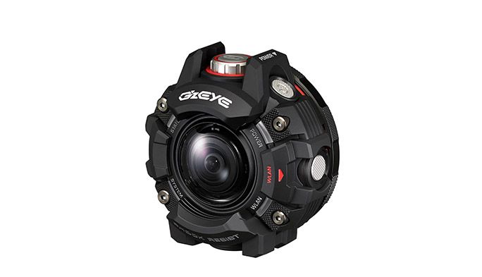 カシオのアクションカメラ「G’z EYE GZE-1」