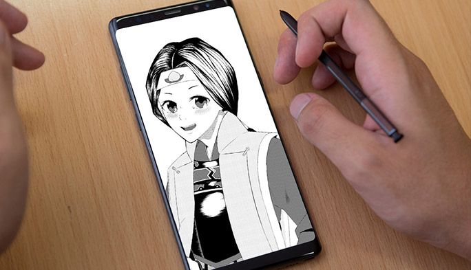 「スマホと指で描く漫画家」あつもりそう 『Galaxy Note8』のSペンを試してみたら……