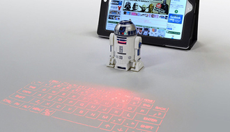 キーボードじゃないキーボード ファンじゃなくても惹かれる『R2-D2 バーチャルキーボード』