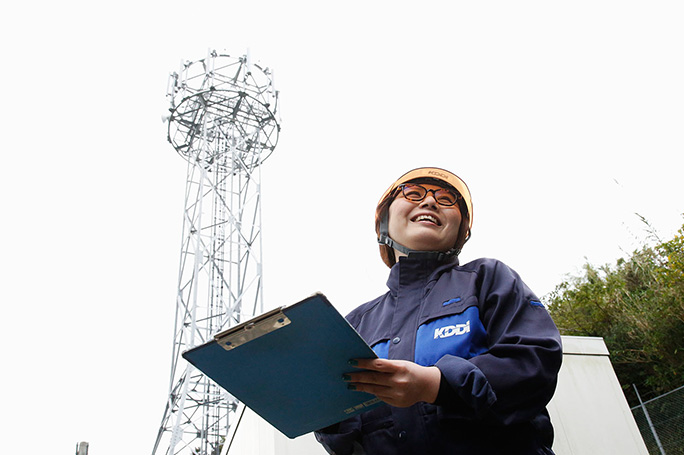 KDDI 建設本部 福岡エンジニアリングセンターの木立葉月