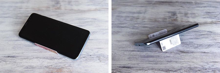 スマホスタンド、プラスチック製ポイントカード