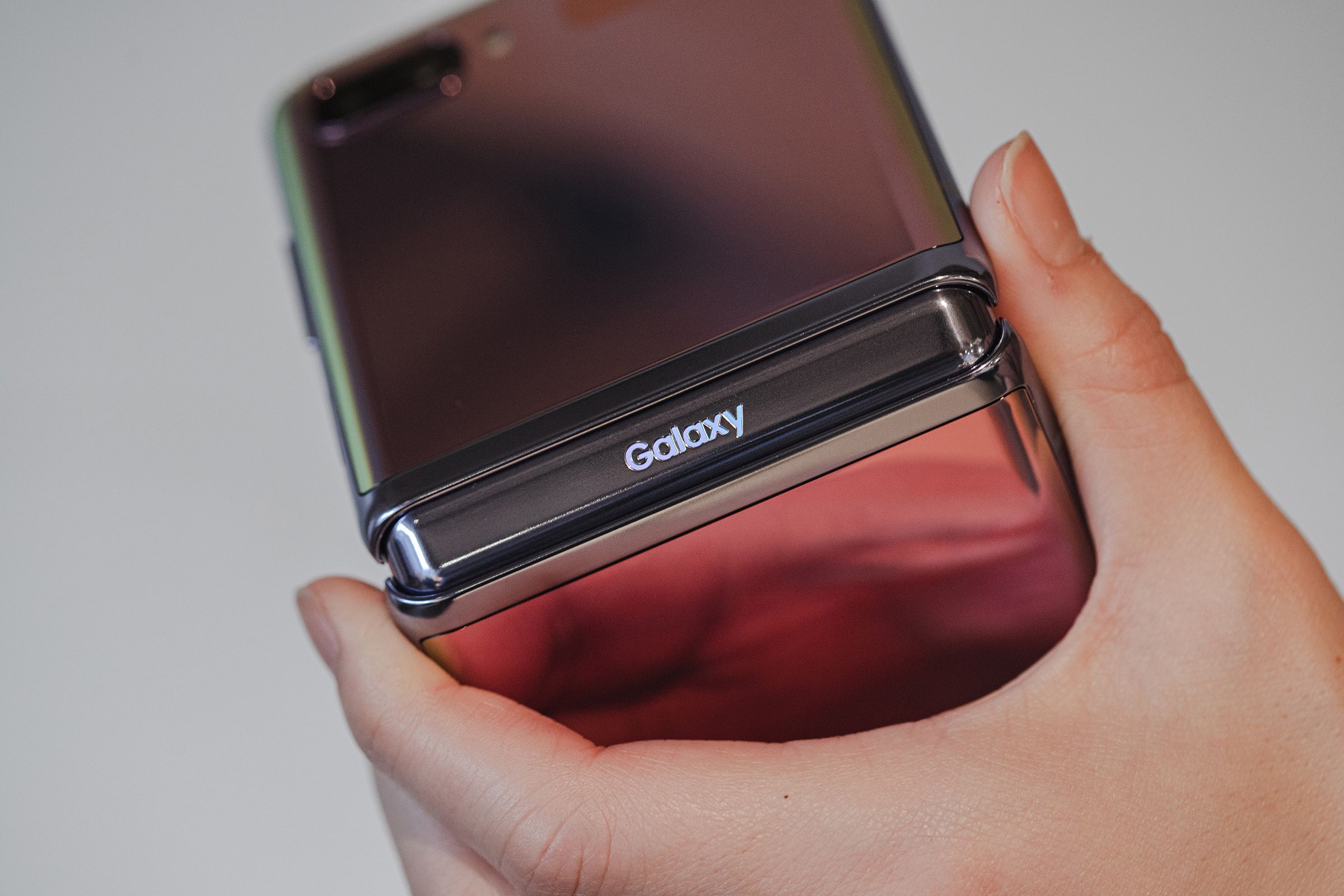 Galaxy Z Flipのヒンジの部分