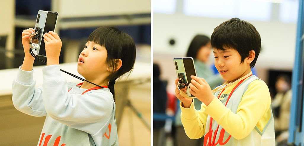 XR Doorを楽しむ子どもたち