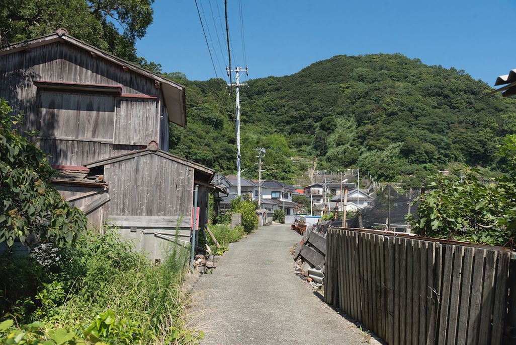 嘉島の島内の様子