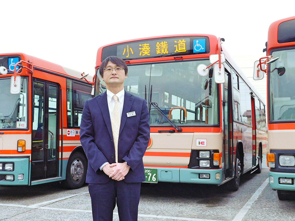 小湊鉄道 バス事業部の小杉直次長