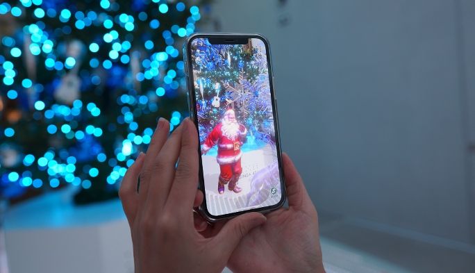 GINZA 456のクリスマスツリーアプリ