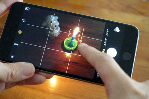 iPhoneのカメラで露出補正・調整をする方法