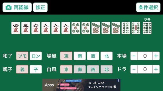 麻雀カメラの画面