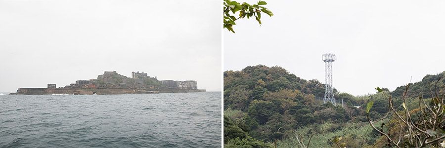 軍艦島エリア化の模様