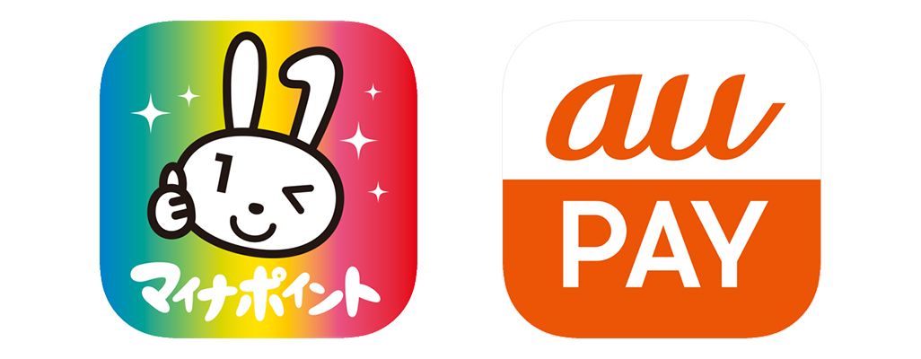 マイナポイントアプリ、au PAYアプリのアイコン