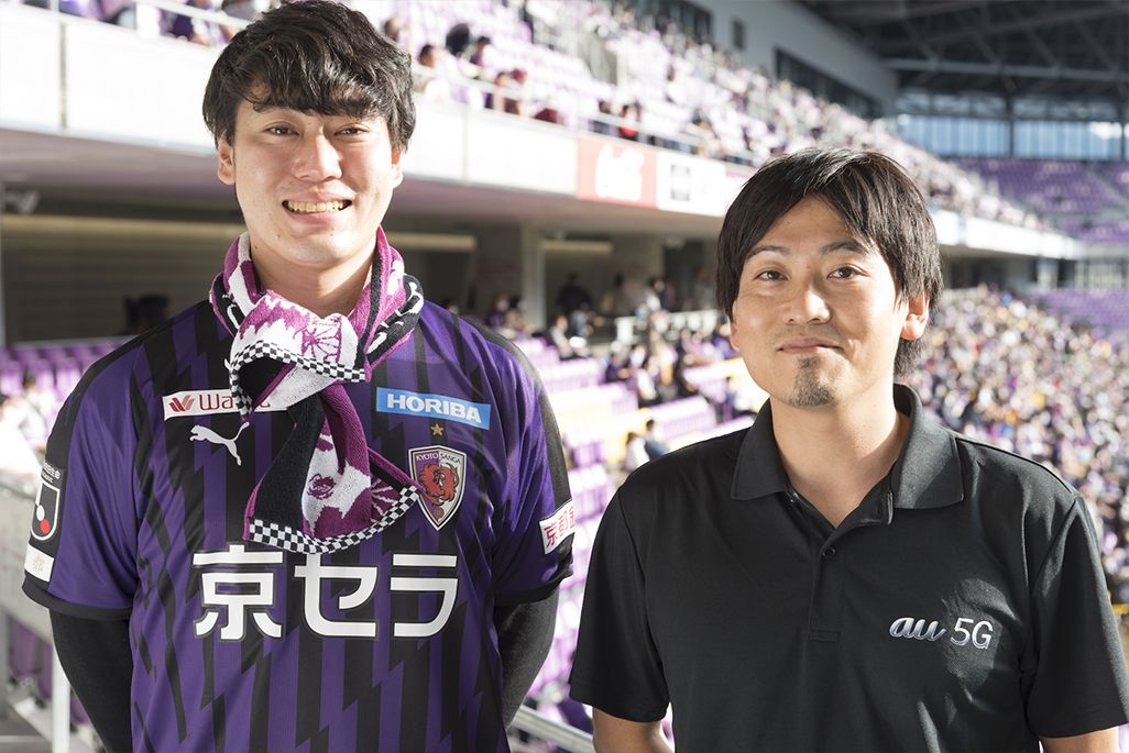 KDDIの岡亮佑と山口昌志