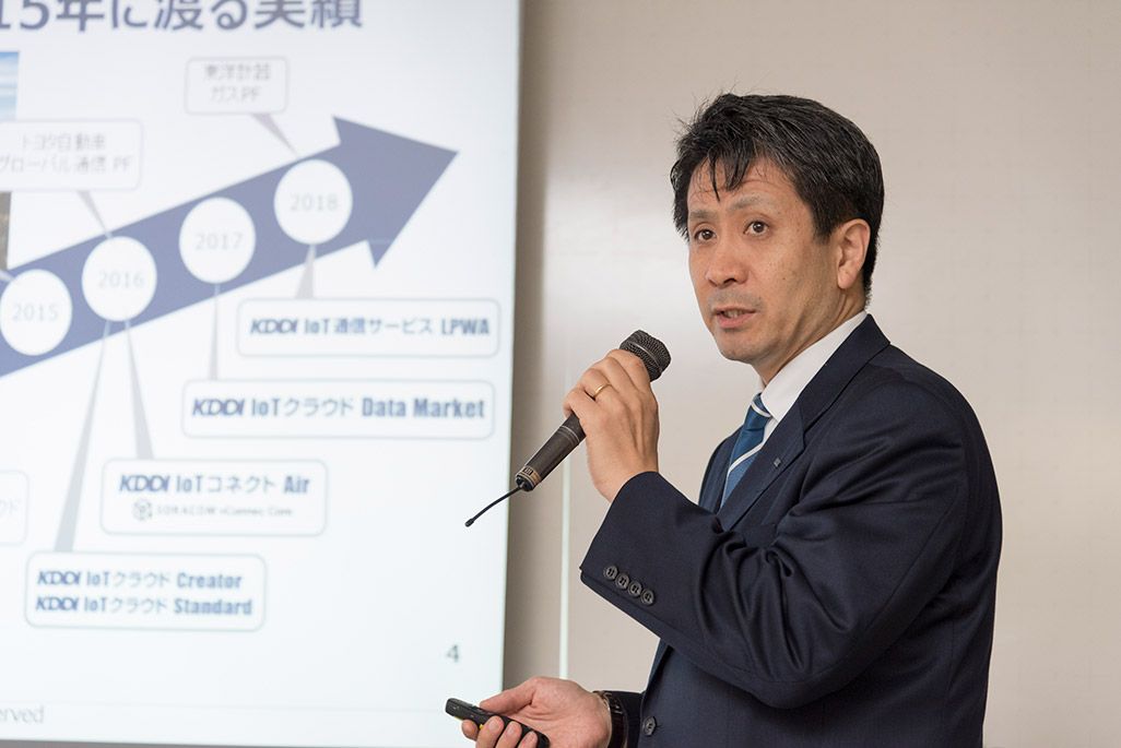 KDDI ビジネスIoT企画部部長・原田圭悟