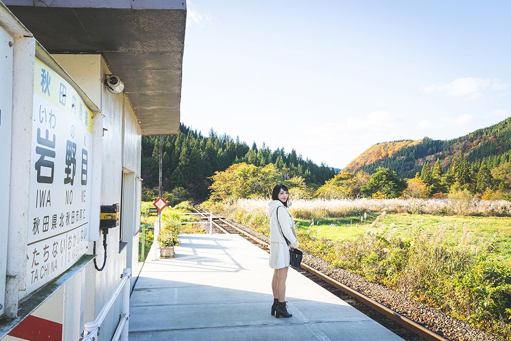 秋田内陸縦貫鉄道の岩野目駅