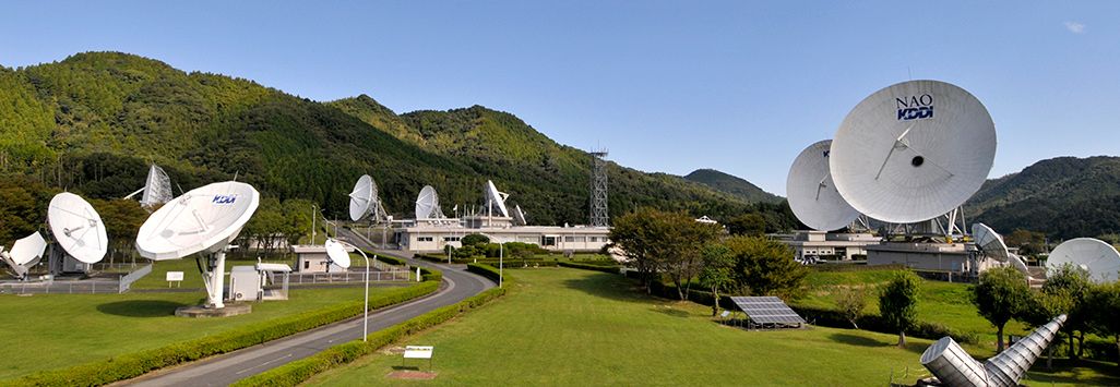 山口県山口市にあるKDDI山口衛星通信所