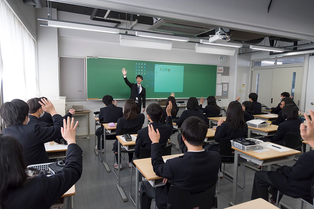 鶴見大学附属高等学校でのVR授業