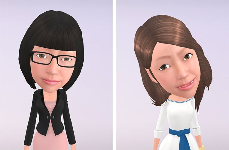 Galaxy S9+/S9「AR絵文字」作成例