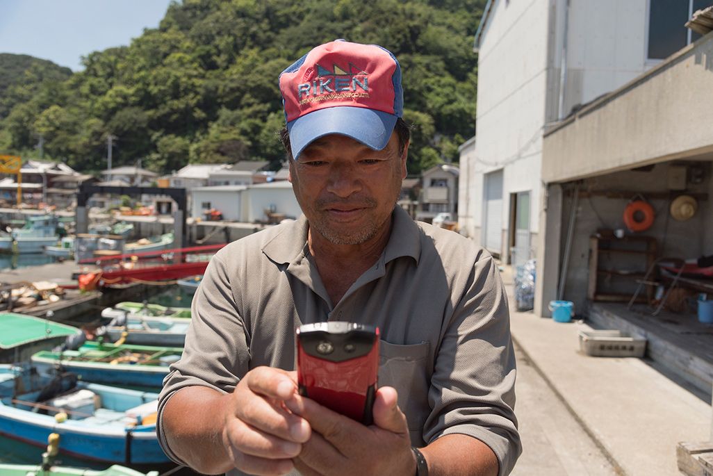 嘉島のハマチ漁師・小内雅雄さん