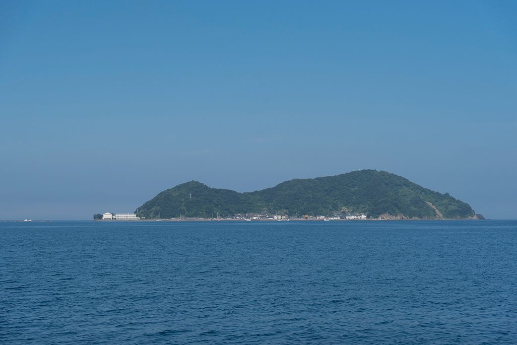 嘉島の遠景